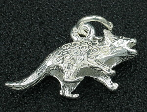 STG (Sterling Silver) Australiana Charm - Tasmanian Devil 1