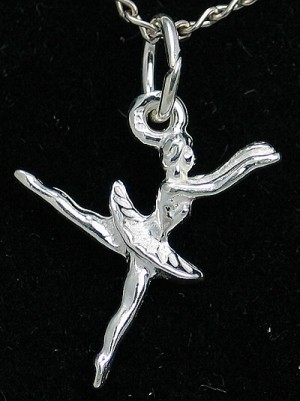 STG (Sterling Silver) Ballerina Charm - Ballerina 1