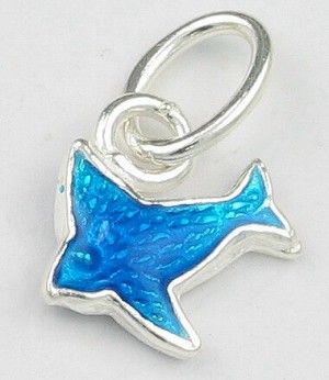 STG (Sterling Silver) Charm  -  Blue Bird (small) 1