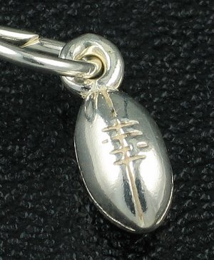 STG (Sterling Silver) Sport Charm  -  Football MC0829 1